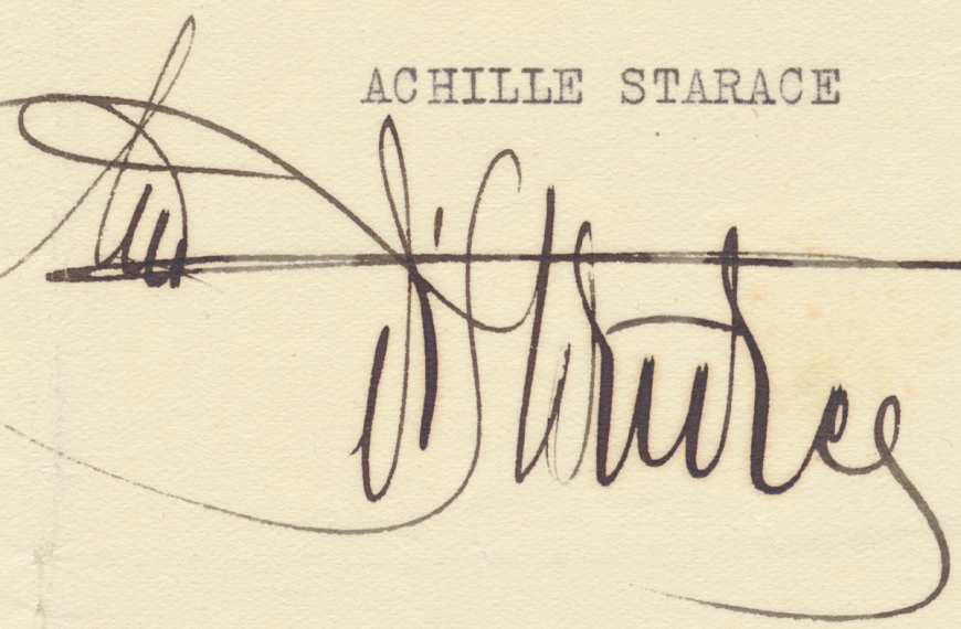 Achille Starace, 1928