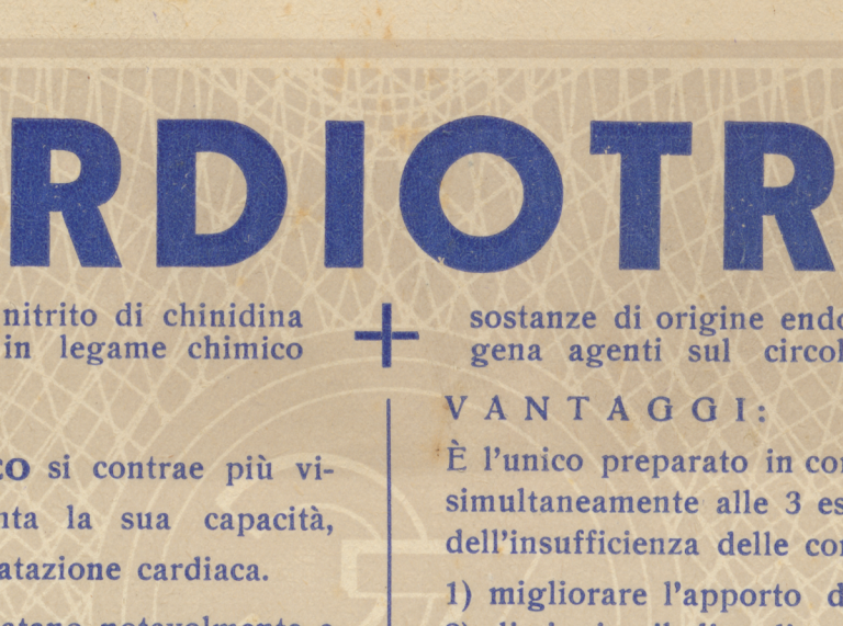 Cardiotrat, G. Guli. 1941