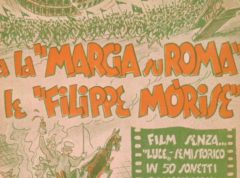 Da la MARCIA SU ROMA a le FILIPPE MÒRISE. 1945