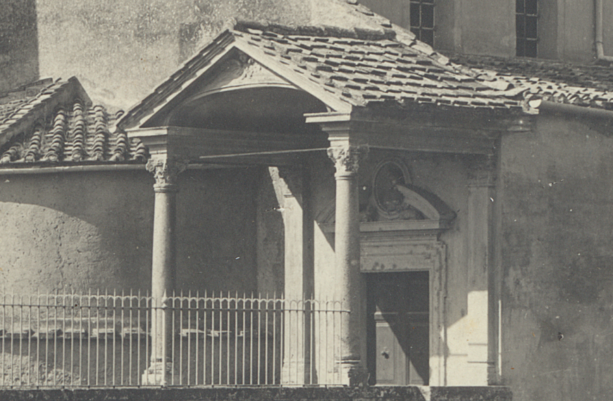 Basilica di S. Agnese fuori le Mura. Roma, 1880 ca