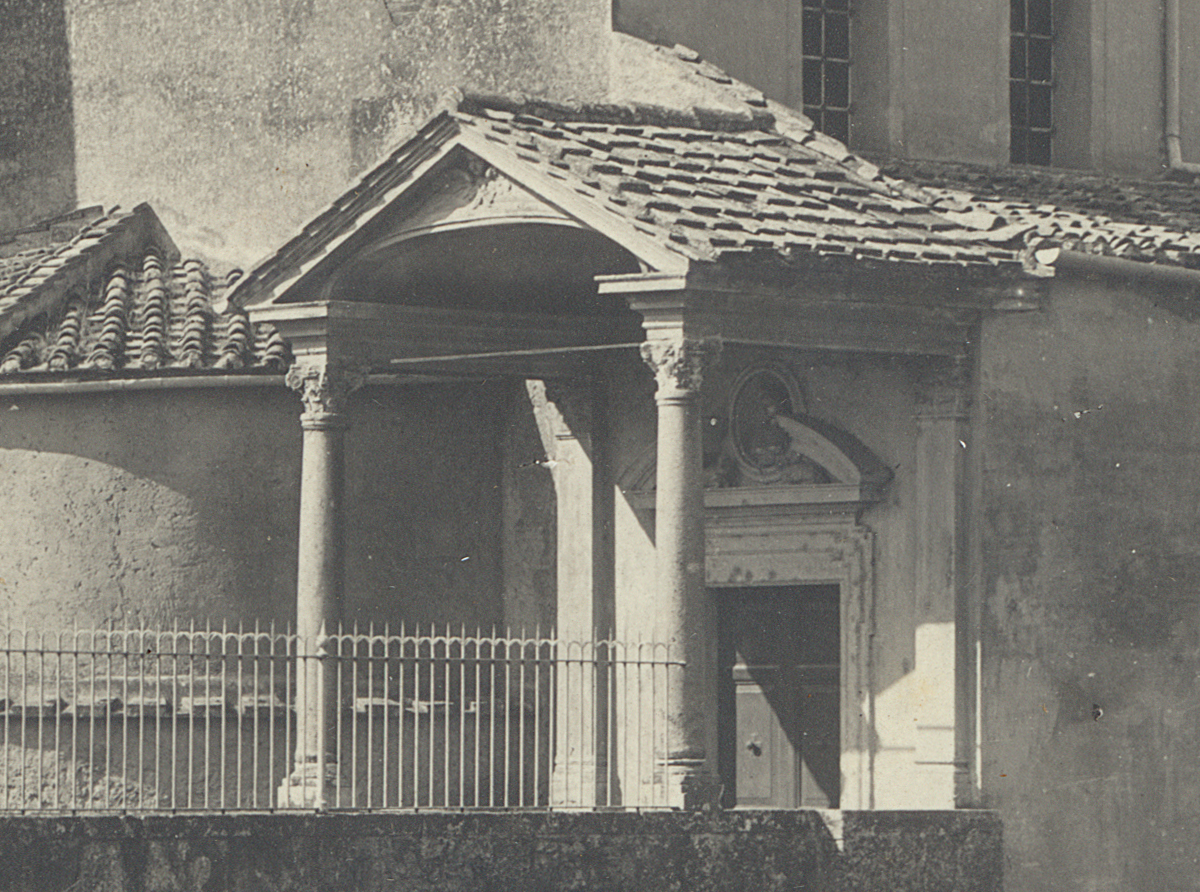 Basilica di S. Agnese fuori le Mura. Roma, 1880 ca