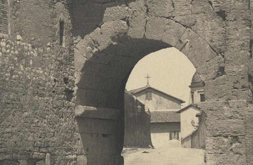 Arco di Dolabella. Roma 1890 ca