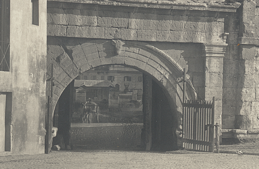 Porta San Lorenzo, Roma, 1890 ca