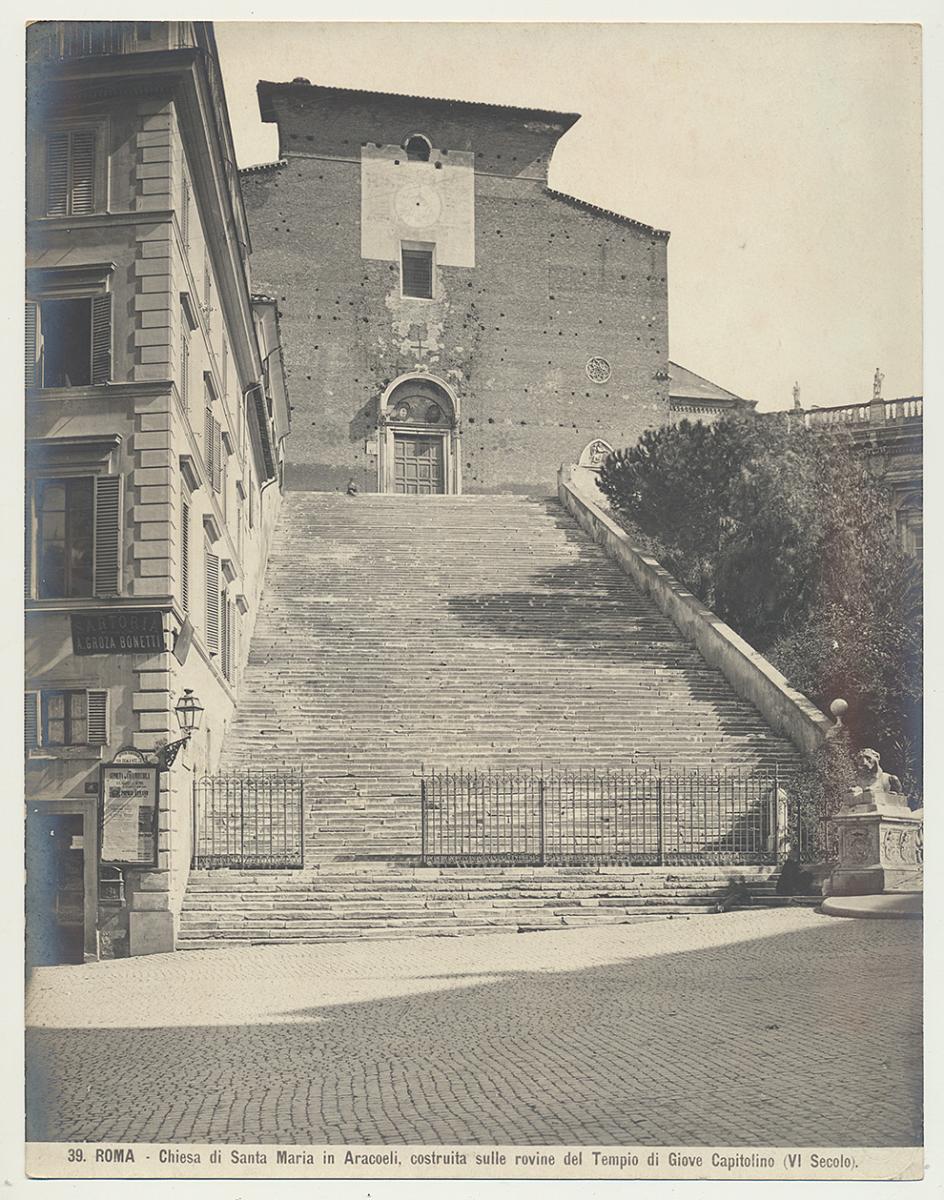 Chiesa di Santa Maria in Aracoeli, Roma. 1885 ca