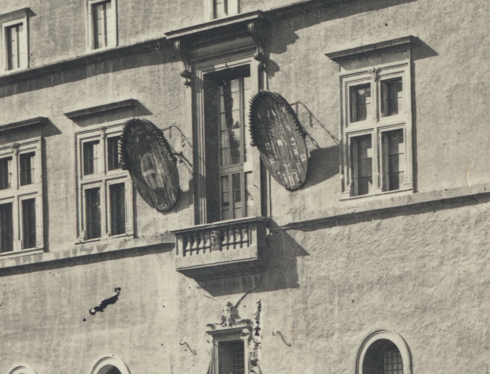 Palazzo Venezia. Roma. 1885 ca - particolare