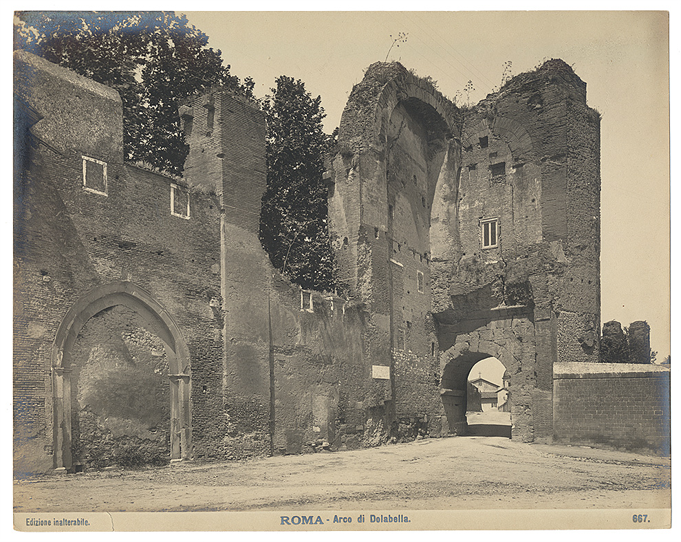 Arco di Dolabella. Roma 1890 ca