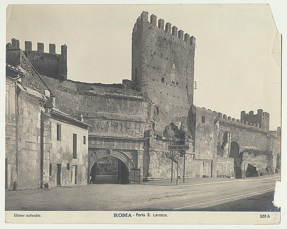 Porta San Lorenzo, Roma, 1890 ca