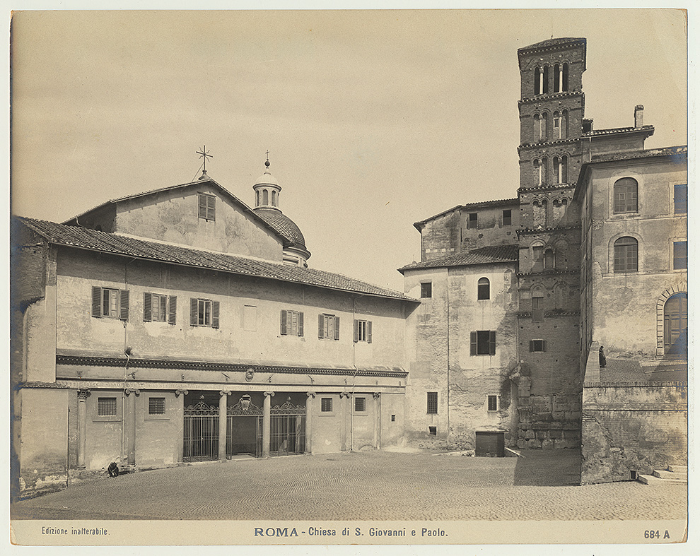 Basilica dei Santi Giovanni e Paolo al Celio. 1890 ca