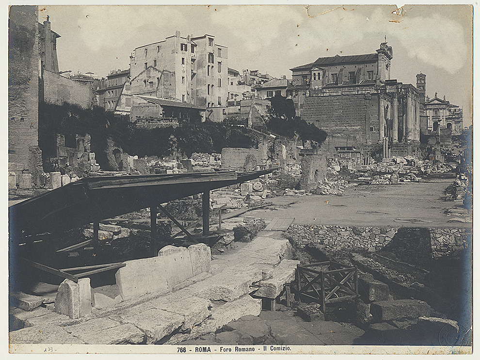 Il Comizio. Roma, Foro romano. 1900 ca