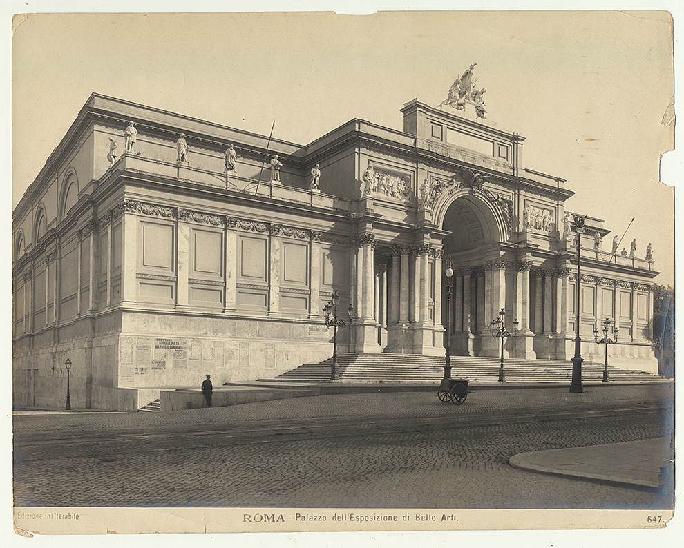 Palazzo delle Esposizioni, Roma. 1900 ca