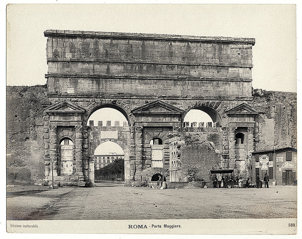 Roma, Porta Maggiore. 1900 ca