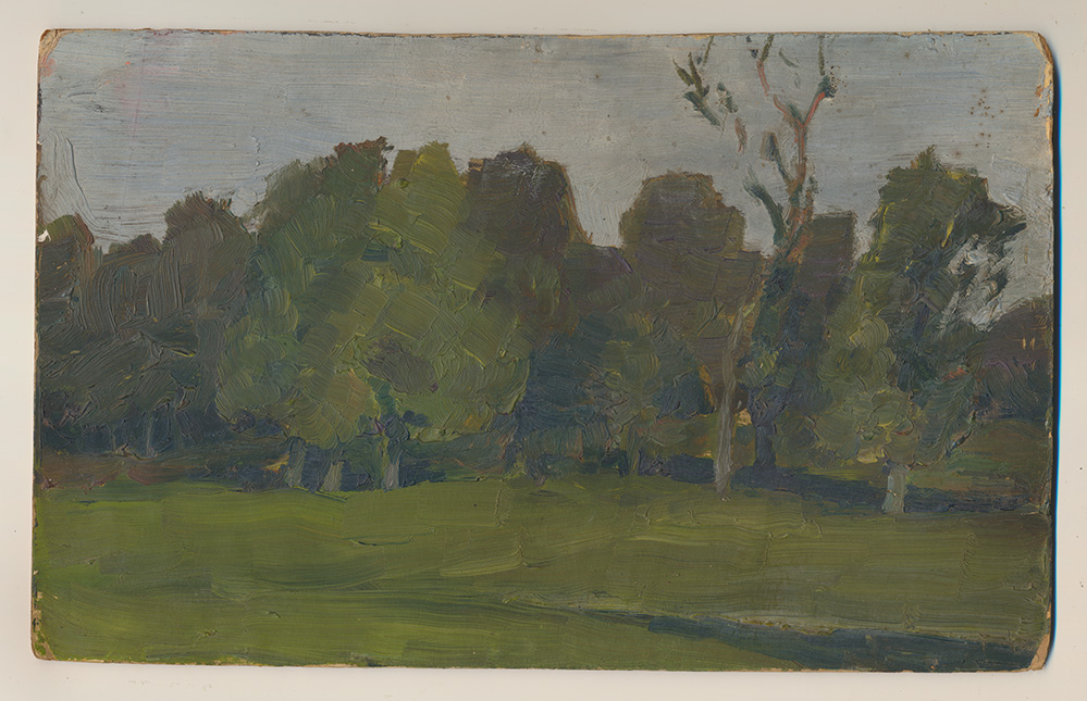 Enrico D'Ancona, villa Borghese, 1921