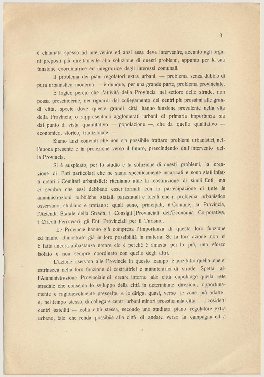 Congresso Nazionale di UrbanisticaLe Nuove Mete dell'Urbanistica. 1937 