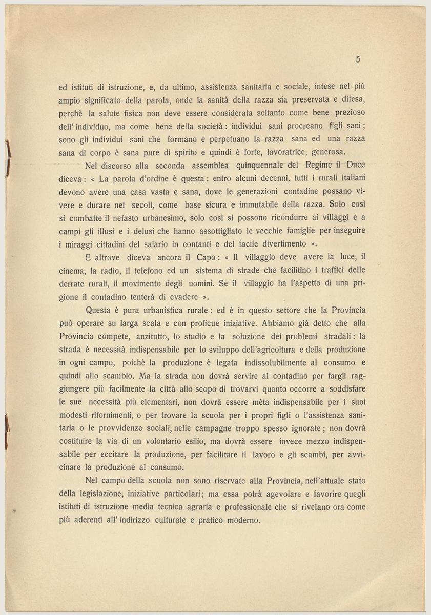 Congresso Nazionale di UrbanisticaLe Nuove Mete dell'Urbanistica. 1937 