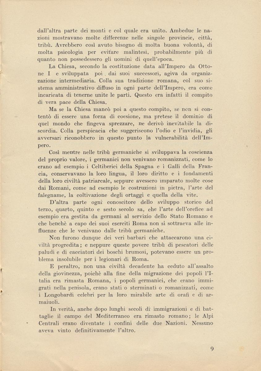 Elementi comuni nella storia Italiana e Germanica, 1940