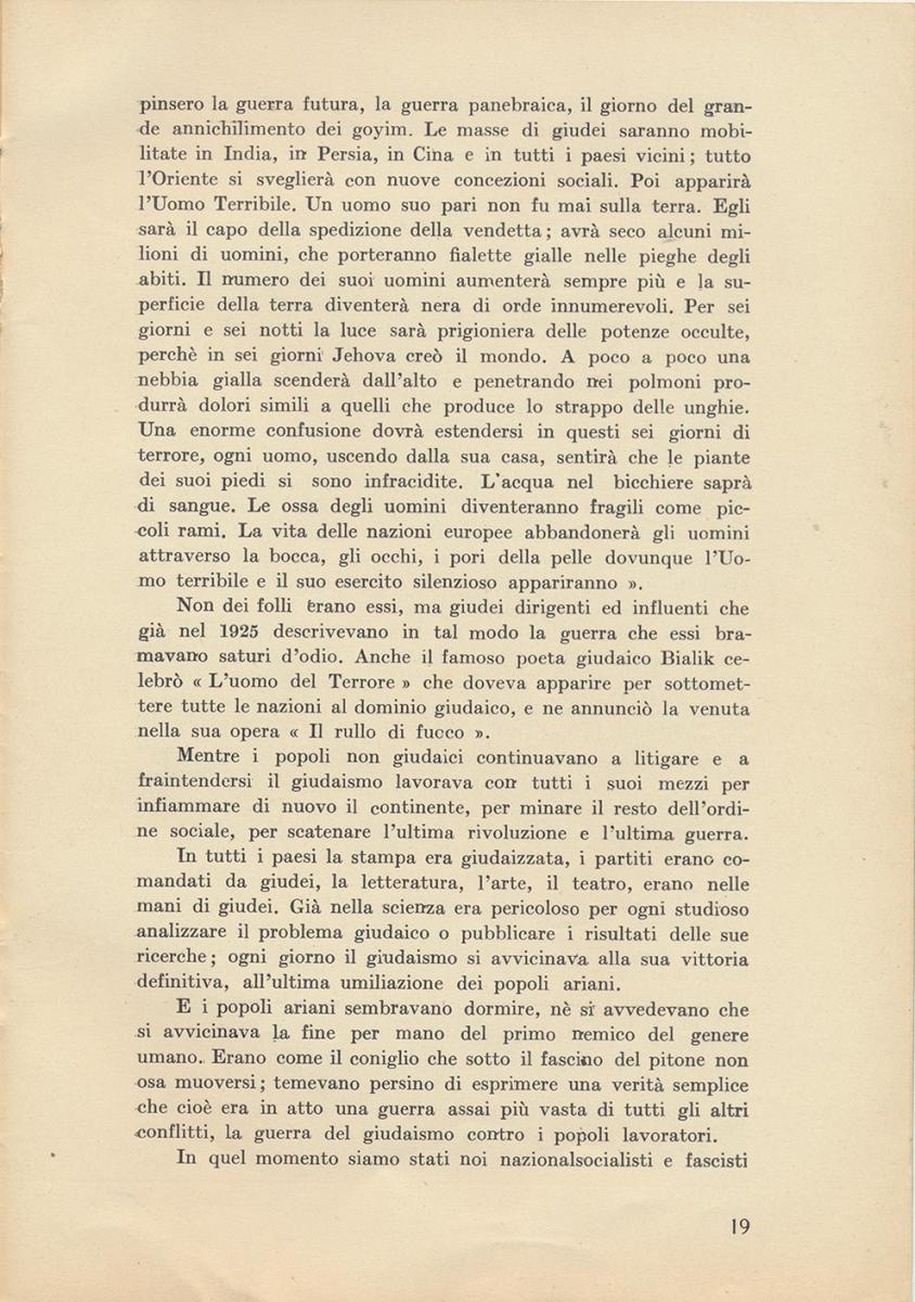 Elementi comuni nella storia Italiana e Germanica, 1940