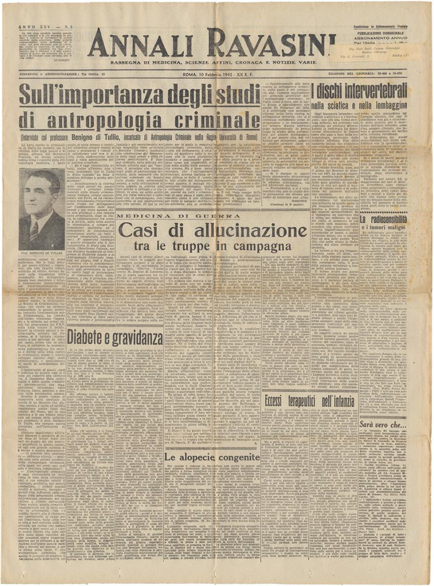 Casi di Allucinazione, 1942